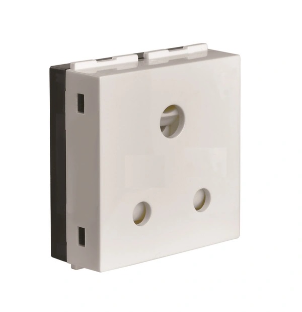 LISHA S7 2M - 6Amp 3 Pin Socket with Safety Shutter