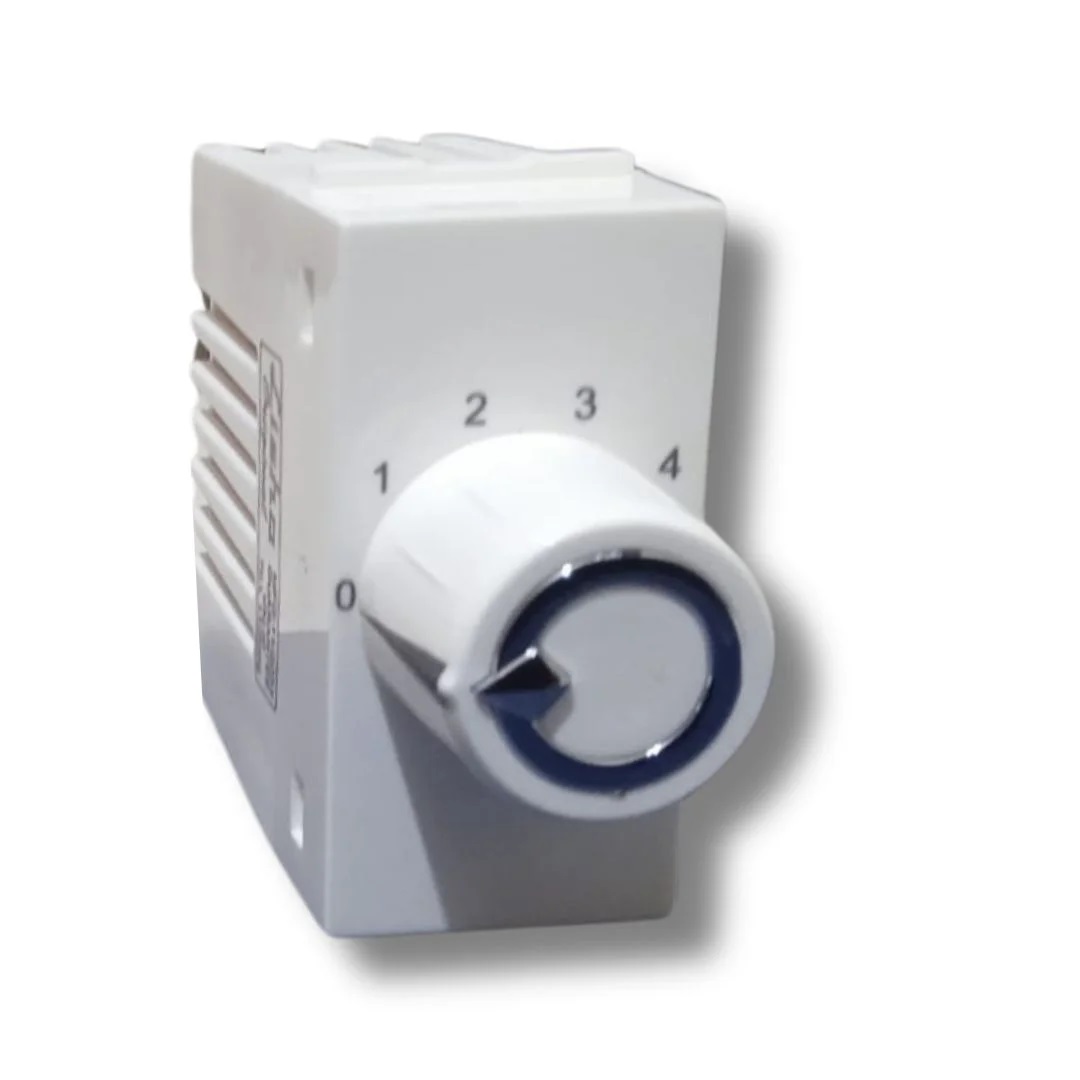 LISHA S7 1M 4-Step Fan Regulator with Chrome Border