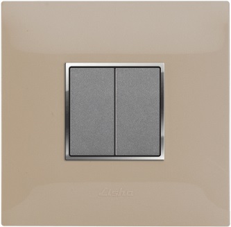 LISHA S7 WOODCRAFT Glossy Cover Plates