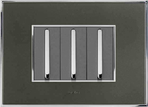 LISHA S7 PLATINA METALLIC Cover Plates